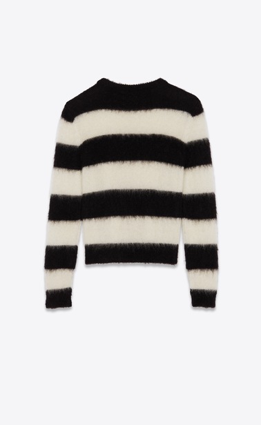 Striped mohair jumper